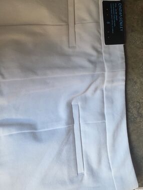 Cynthia Rowley White Slim Fit Sz 8 Pants NWT